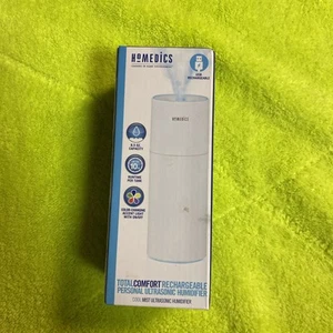 HoMedics Total Comfort Personal Ultrasonic Humidifier Rechargeable UHE-CMP15-WT - Picture 1 of 6