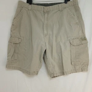 Wrangler Cargo Shorts Herren 40 hellbraun khaki authentisch Held Klettverschluss Taschen - Bild 1 von 11
