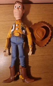 Disney Pixar Thinkway Toy Story Sheriff Woody Pull String Talking Toy 15” - Picture 1 of 4