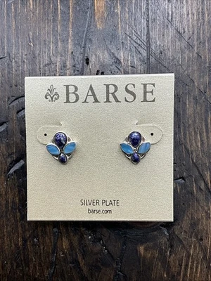 Barse фантазии как серьги-ляпис и синий кварц-серебро-новый с Ярлыками - Изображение 1 из 4
