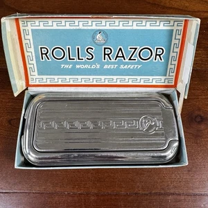 Vintage ROLLS RAZOR Nickel Plated Imperial No. 2 w/ Box and Paperwork - Picture 1 of 14