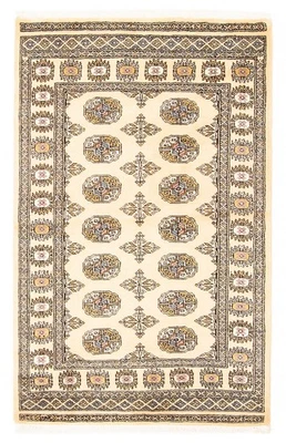 3'1" x 4'11" Hand Knotted Area Rug Traditional Oriental Wool Carpet - Image 1 of 4