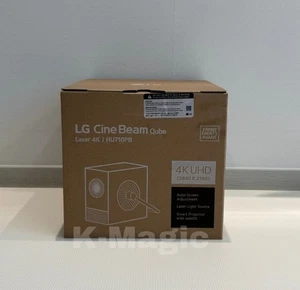 LG CineBeam Qube HU710PB 4K UHD RGB Laser Projector – 500 ANSI Home Theater Beam - Picture 1 of 3