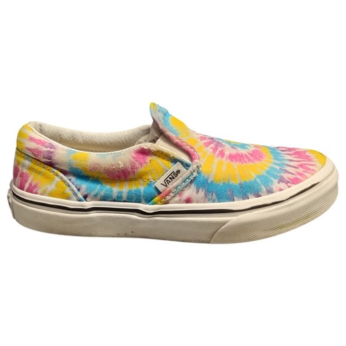 Scarpe da skateboard Vans bambini US 3 multi tie dye leggere comode slip on 500714