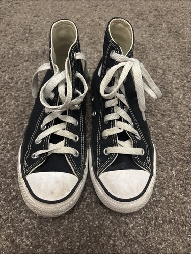 Scarpe alte CONVERSE Chuck Taylor All Star nere bianche sneaker bambini ragazze 3J231