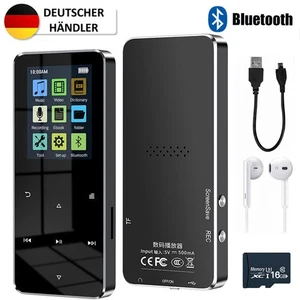 Bluetooth MP3 Player Tragbar Digital Verlustfreier Musik Player mit Diktiergerät - Bild 1 von 13