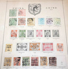 China: GUTE Altsammlung auf Schaubek-Vordrucken aus Nachlassauflösung