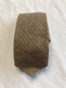Vintage Guy Laroche Tie Mens Silk Multicolor Woven Pattern Paris Classic 90s - Picture 1 of 7