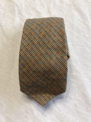 Corbata vintage Guy Laroche para hombre seda multicolor patrón tejido París clásico años 90 Foto 1 de 4