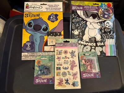 Lote Regalo Actividad Lilo & Stitch - Figuras Pegatinas Colorear Stich & Angel Toys Foto 1 de 4