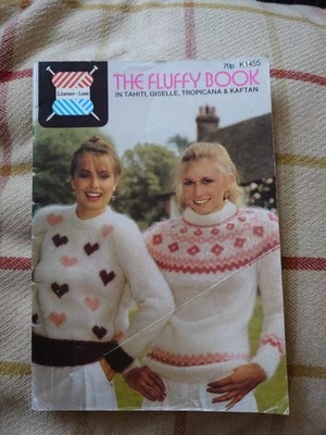 Lister-Lee The Fluffy Book K1455. 16 family designs, Incl Fair Isle, Intarsia. - Image 1 of 4