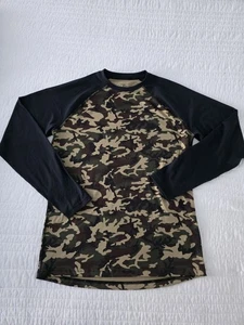 Simms Lightweight Baselayer Top Men's M Camo Pullover Fishing Crew - Picture 1 of 17
