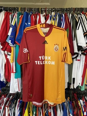 GALATASARAY 2009 2010 HOME FOOTBALL SHIRT SOCCERS JERSEY ADIDAS sz L MEN - Image 1 of 4