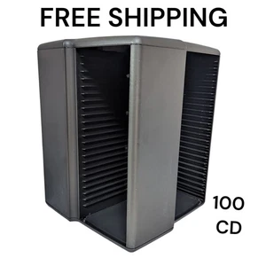 LASERLINE 100 CD Soporte Carrusel Giratorio Plástico Almacenamiento Estante Torre Estuche Giratorio - Imagen 1 de 10