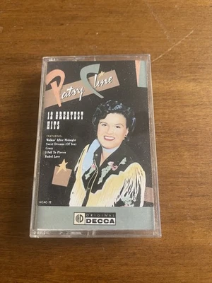 Patsy Cline - 12 Greatest Hits (Cassette) 1988 TESTED K6 - Image 1 of 3