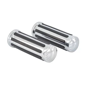 Chrome Plated Steel Handles Mod. "Legend" Ø 22mm motorcycle custom and coffee racer - Picture 1 of 1
