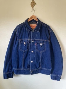Levi's Iconic Type 1 Western Denim Trucker Jacket XL y2k Vintage lvc - Picture 1 of 12