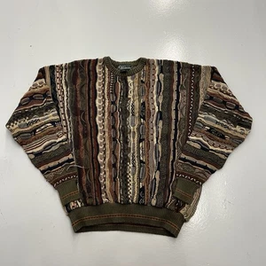 Suéter Tejido 3D Croft & Barrow Años 90 De Colección Para Hombre Talla XL Marrón Cosby Pullover - Imagen 1 de 11