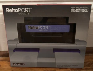 RetroPORT Adapter for SNES (Retro-bit) BRAND NEW/SEALED Play NES Games on SNES - Picture 1 of 5