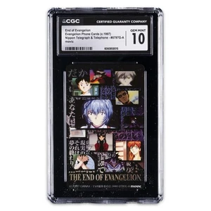 Tarjetas telefónicas Evangelion 1997 #0797G-A End of Evangelion CGC 10 gemas como nuevas - Imagen 1 de 3