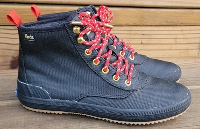 Keds Dream Foam Resistant Black Boots Canvas Insulated Women's Size 7.5 Worn 2x - Image 1 of 4