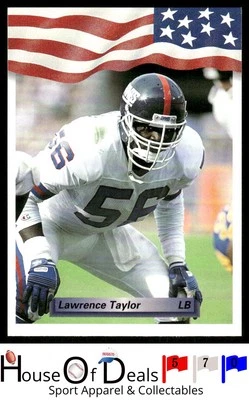 1992 All World #217 Lawrence Taylor New York Giants HOF Football Card - Image 1 of 2