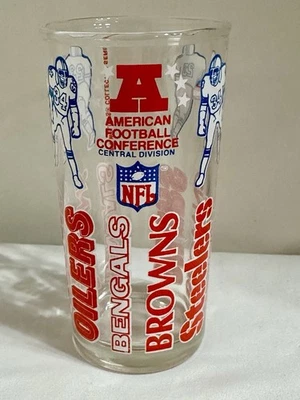 Vintage 1976 Welch's NFL Collectors Series Glass NFC Central Juice Glass Rare - Image 1 of 4