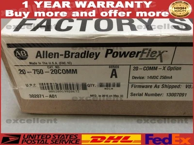 20-750-20COMM AB PowerFlex Inverter C Communication Card 2075020COMM NEW - Image 1 of 2