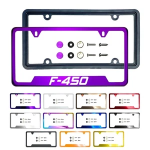 New Laser Etched Customize Stainless Steel License Plate Frame Metal Caps-f-450 - Picture 1 of 115