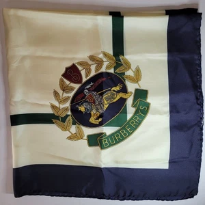 Burberrys Seidentuch Ritter zu Pferd Vintage - Bild 1 von 9