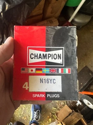 ‘NOS’ Champion N-16YC Spark Plugs.....4 pieces......MADE IN USA - Image 1 of 4