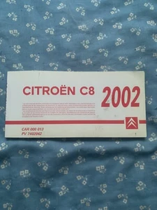 Manual De Taller Datos Técnicos CITROEN C8 2002 - Imagen 1 de 2