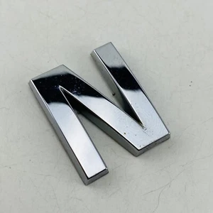 2008-2013 Infiniti G37 Emblem Letter Logo Badge Trunk Lid Rear Chrome OEM E76N-2 - Picture 1 of 6