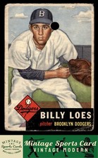 1953 Topps - Billy Loes - #174  Brooklyn Dodgers