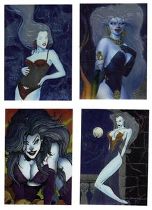 1995 Lady Death Chromium II Parallel Sticker Set Singles (from the list below)** - Picture 1 of 1
