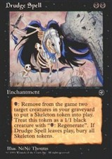 4x Drudge Spell MTG Homelands NM Magic Regular