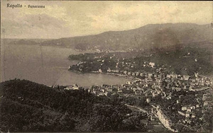 Rapallo Italien Italia Ligurien 1926 Panorama Panoramica Küste Costa Meer Mare - Picture 1 of 2