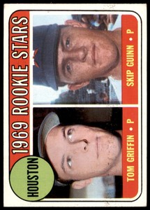 1969 TOPPS TOM GRIFFIN 614 EXMT SKIP GUINN RC BASEBALL HOUSTON ASTROS