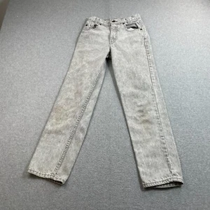 Vtg Levis Jeans Men 27(23x26) Gray Acid Wash 1980s Made USA Red Batwing Tag Read - Picture 1 of 15