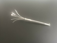 ART Deco Stile Argento Sterling CHAMPAGNE Cocktail Swizzle Stick S J ROSE 1962