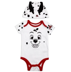 Disney 101 DALMATIANS Boys Bodysuit & Hat Set, Size 12 Months - Picture 1 of 1