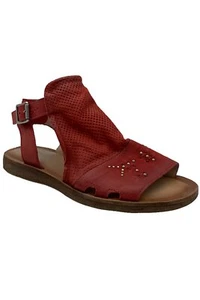 Sandalias Miz Mooz de cuero con correa al tobillo Fifi escarlata - Imagen 1 de 3