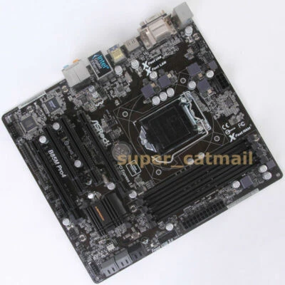 ASRock B85M PRO4 Socket 1150 Intel B85 Motherboard Micro ATX DDR3 - Image 1 of 3