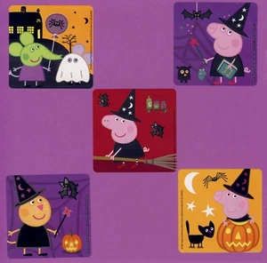 15 Peppa Pig Halloween - Large Stickers - Party Favors - Rewards - Picture 1 of 1