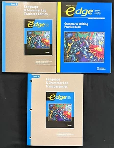 EDGE Series - LEVEL  B - TEACHER EDITIONS - Language, Grammar, Writing (3 books) - Picture 1 of 22