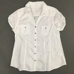 Women's Beach Casual Short Sleeve Blouse - Picture 1 of 3