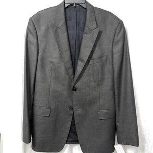 Versace Collection Men's City Blazer Gray / Gray Pinstripe Size 54 / 2x - Picture 1 of 13