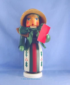 Vintage German Nutcracker Seiffener / Ulbricht Caroler Singer  13" NIB NOS - Picture 1 of 8