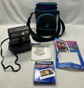 📷 Polaroid OneStep Talking Camera - 600 Film Vintage Collectible SEE VIDEO F/SH - Picture 1 of 18