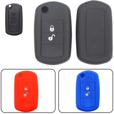 Silicone Car Key Fob Case Cover Holder For Land Rover Range Rover LR3 Discovery - Image 1 of 4